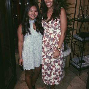 Grey Urban Outfitters ribbed knit mini dress